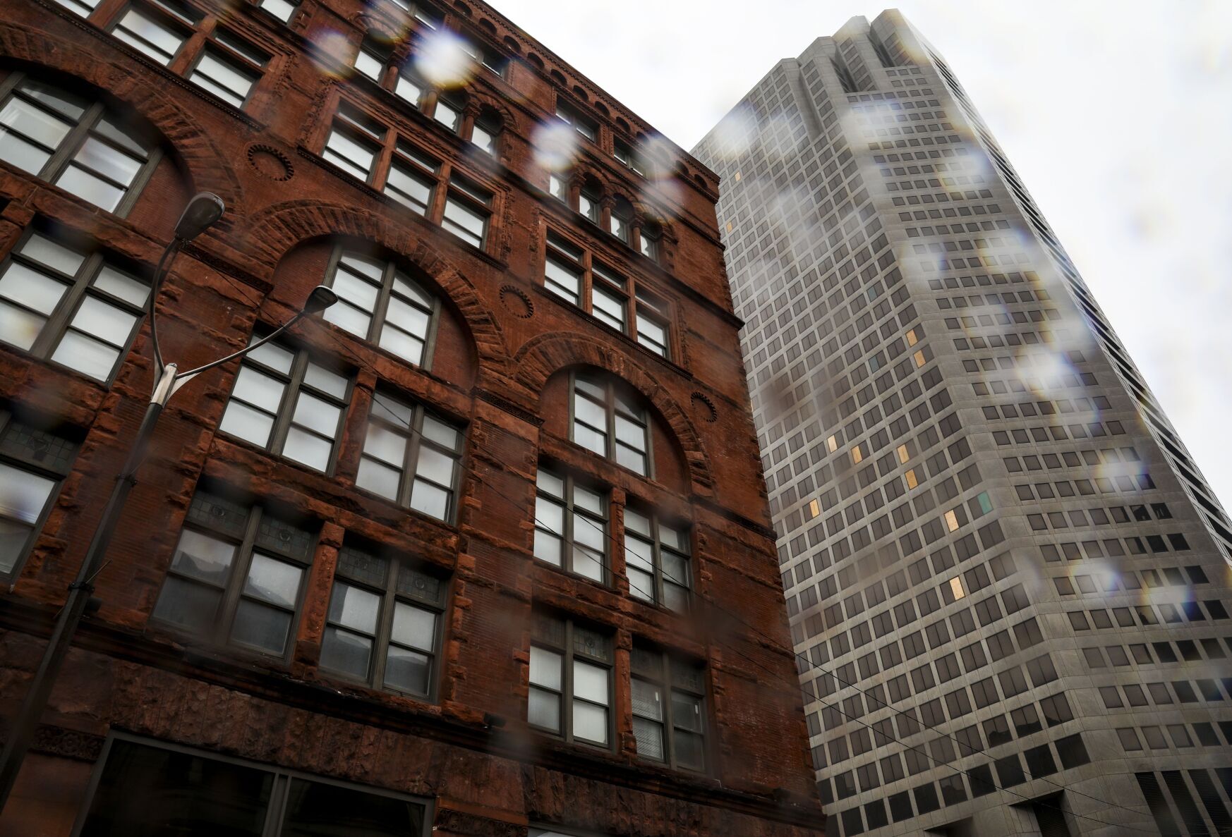 AT&T tower catches downtown bullets